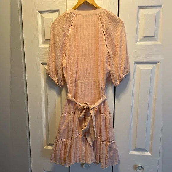 Veronica Beard Dewey Tiered Cotton Button-Up Dress - Picture 6 of 12